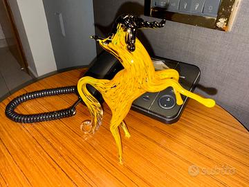 Unicorno Vetro di Murano fatto interamente a mano