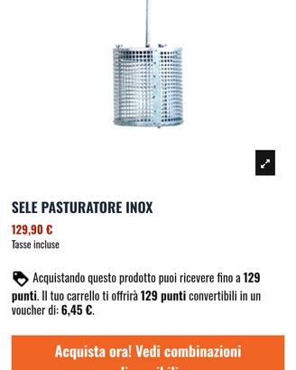 pasturatore Sele inox USATO