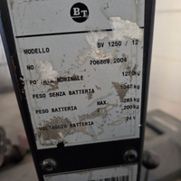 Transpallet elettrico 12 qli