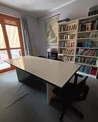 tavolo riunione 100cm x 220cm bianco