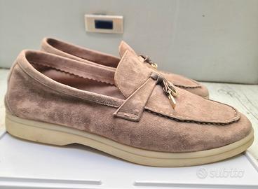 Mocassino Donna Loro Piana Summer Walk  Camoscio