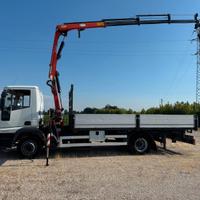 Eurocargo 120.25 Gru DN 7.7 + Jib e cassone fisso