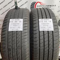 2 pneumatici 215/55 r18 firestone estive 85%