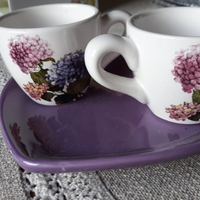 Tazzine caffe con vassoio