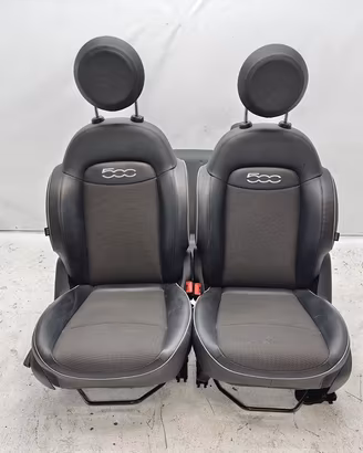 Set sedili in pelle/tessuto/ riscaldabili fiat 500