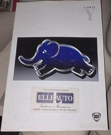brochure Lancia Y elefantino blu 
