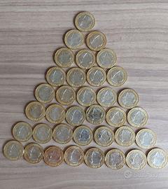 36 monete 1000 lire 1997 confini sbagliati