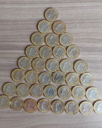 36 monete 1000 lire 1997 confini sbagliati