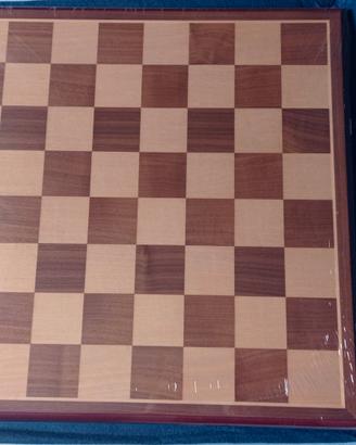 Scacchiera grande in legno 44x44 cm nuova