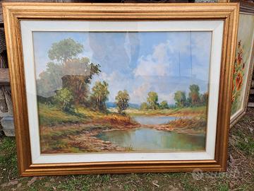 Dipinto olio su tela del pittore Manuel Bolsieri