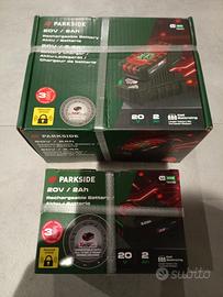 Batterie e caricatore 2ah parkside 