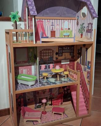Casa bambole kidkraft con accessori