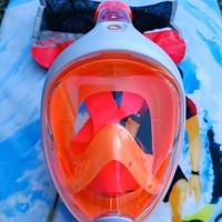Maschera da snorkeling + pinne + occhialini