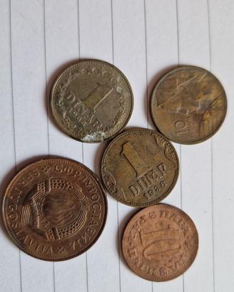 monete ex jugoslavia