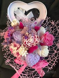 Composizione bouquet in cera