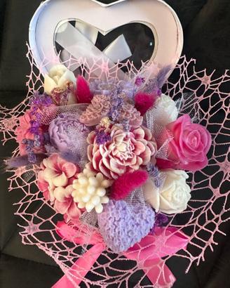 Composizione bouquet in cera