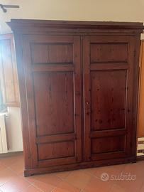 Armadio legno massello
