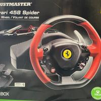 Volante e pedaliera Ferrari 458 spider per Xbox