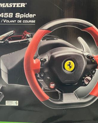 Volante e pedaliera Ferrari 458 spider per Xbox