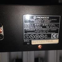 PIONEER STEREO TUNER SYNTONISEUP