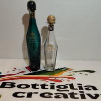 TEQUILA PATRON 2 BOTTIGLIE VUOTE DIVERSE 