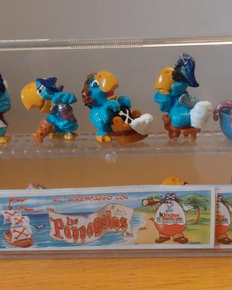 serie kinder Italia pappagallos