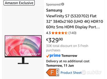 Monitor Samsung ViewInfinity S7