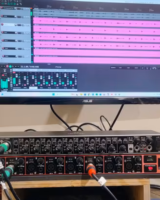 Interfaccia audio Behringer UMC1820 +ADA8200 Ultra