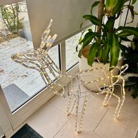 Decorazione natalizia Renna luminosa nuova