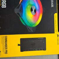 Corsair 6 ql 120 rgb + commander pro