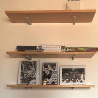 3 mensole in legno