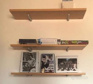 3 mensole in legno