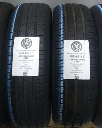4 GOMME 185 65 15 KUMHO A55105