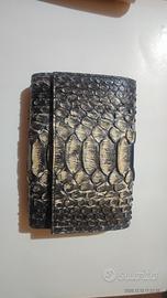 portafoglio vero pitone  made in itali