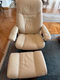 Poltrona EKORNES STRESSLESS originale in pelle
