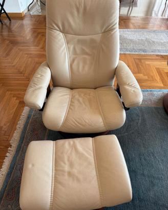 Poltrona EKORNES STRESSLESS originale in pelle