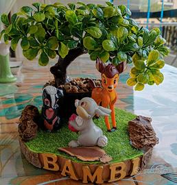 Disney Bambi,Tamburino e Fiorellino diorama.🦌🦨🐰