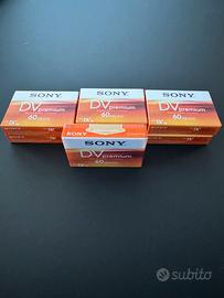 7 cassette NUOVE SONY Mini DV Premium 60min/LP:90