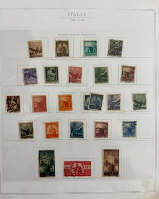 Francobolli 1945-48 Democratica