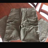 Pantaloni caccia/pesca interno pile tg 52 c/tasche