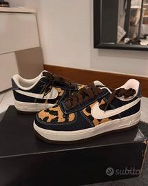 Nike Air Force 1 Low  Cheetah Blue Denim