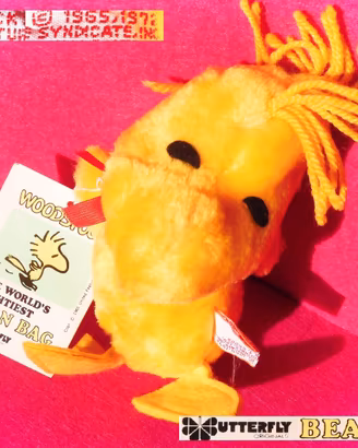 🐥 WOODSTOCK Peanuts VINTAGE 1970 Peluche Snoopy