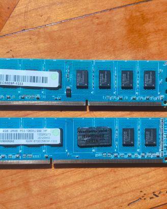 MEMORIA DDR3 2X4GB 1333
