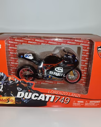 Ducati 749 SBK Lorenzo Lanzi 1:18 NUOVA