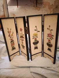 piccolo paravento decorativo originale giapponese