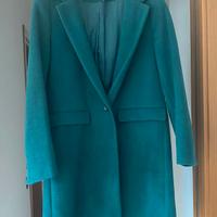 Cappotto verde petrolio taglia S-M