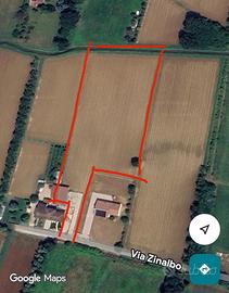 Terreno agricolo con capannone