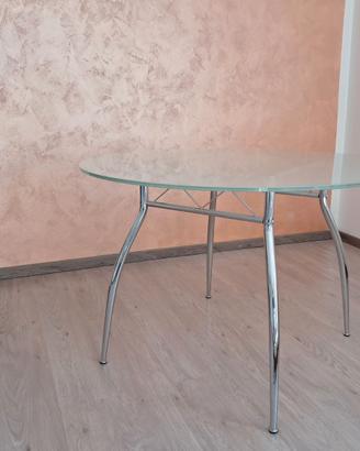 Tavolo rotondo in vetro CALLIGARIS