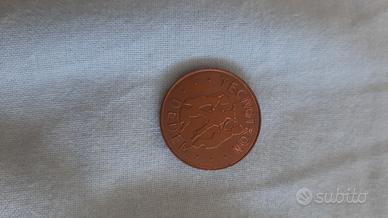 
moneta tecnotron dedem kiddie rides anni 70 circa