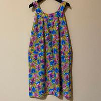 Vestitino Floreale Colorato Tasche Hippie Boho